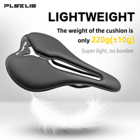 Plselis – selle de vélo de route universelle, coussin de siège de vélo, 199g, creux, respirant, léger et confortable, accessoires de vélo