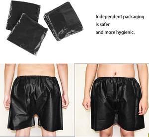 Calzoncillos Bóxer Desechables de Tiro Medio para Hombre, Pantalones de Baño de Sauna de Tela No Tejida con <span class=keywords><strong>SAP</strong></span> - Product Image 5