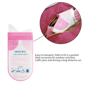 Personnalisé En Plein Air D'urgence Uriner Sacs Facile <span class=keywords><strong>Prendre</strong></span> Pisse Sacs Voyage Mini Toilette mobile Pour Bébé Femmes/Hommes sac de Vomi drop ship - Product Image 5