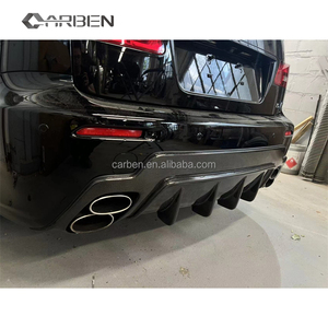 Kit de Carrocería Estilo <span class=keywords><strong>TOM</strong></span> para ISF 5.0 2006-2012, Alerón Trasero, Difusor de Fibra de Carbono, Nuevo, Accesorios Mejorados, Negro, Fácil Instalación - Product Image 2