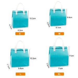 Wholesale Food <b>Lunch</b> Delivery Bag Large Non-woven Thermal Bag Food Delivery Insulated Cooler Bag With Logo - Product Image 3