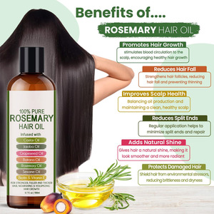 Özel etiket 100% doğal ham 6 in <span class=keywords><strong>1</strong></span> biberiye saç yağı ile hint Batana yağı erkekler kadınlar için kafa derisi bakımı Serum saç tedavisi - Product Image 4