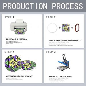 Car <b>coaster</b> Sublimation Blanks Ceramic <b>White</b> USA WAREHOUSE Wholesale Custom Printed Sublimation Car <b>Coasters</b> Sublimation - Product Image 5