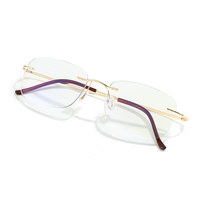7010 1pc métal carré cadre bleu lumière bloquant bonne qualité presbytie mode unisexe lunettes correctives lunettes de lecture