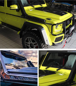 Lot de 2 prises d'air en fibre de carbone pour Benz W463 G500 G550 G55 G63 G65 2004-2018 Pièces d'extérieur de voitures Tuning <span class=keywords><strong>4x4</strong></span> Style - Product Image 6