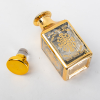 BM Wholesale Arabe Luxe Classique 150ml UV Or Oud Bouteilles Fantaisie Parfum Carafe De Luxe Arabe Parfum Huile Carafe