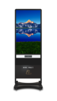 Cermin Kebugaran Pintar AI Elite 43 inci dengan WiFi, Layar Yoga, Resolusi 1920x1080, Sentuh Instan, Dapat Dipasang di Lantai/Dinding