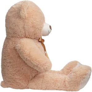 Orsacchiotto marrone enorme <span class=keywords><strong>peluche</strong></span> con nastro <span class=keywords><strong>peluche</strong></span> <span class=keywords><strong>peluche</strong></span> ragazza regali di compleanno orsacchiotto <span class=keywords><strong>gigante</strong></span> orsacchiotto per bambini - Product Image 4