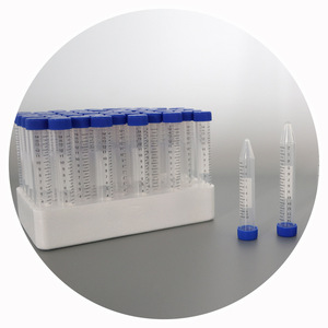 Tubos de Centrífuga Médica Yongyue de 50 ml, de Polipropileno, con Fondo Redondo y Puntiagudo, con Soportes y Filtros para Uso en Laboratorio - Product Image 4