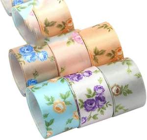 Cinta de Satén de Poliéster Reciclado de Doble Cara de Alta Calidad y Sostenible con Impresión - Product Image 1