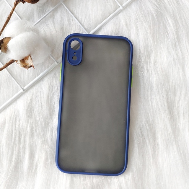 Mobile Phone Shell Case Frosted Anti-Fall Matte Protective Covers for Iphone Xr