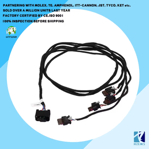 Oem Auto Accu Zekering Box Pvc Geïsoleerde Auto Bedrading Harnas Met Ring Terminals Voor Elektronica Toepassingen - Product Image 3