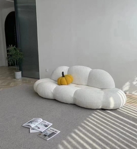 Sofá de lujo de diseño moderno más nuevo, sofá francés elegante con forma de nube para Villa, hotel, vestíbulo, sofá Le Nuvole - Product Image 5