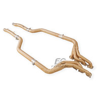 Collecteurs d'échappement isolés dorés pour Mercedes Benz W204 C63 AMG W204/S204/C204/A204 6.2 2008-2013 – Amélioration de puissance pour la course