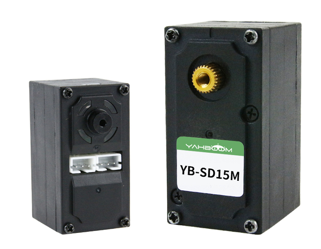 Yahboom all-metal gears inside 15KG serial bus smart servo to help create robotic arms and bionic robots