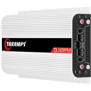 เครื่องขยายเสียง Taramps Ts 1200x4 กำลังขับ 1200 วัตต์ RMS 4 แชนแนล 2 โอห์ม สำหรับรถยนต์ คลาส D ฟูลเรนจ์ ครอสโอเวอร์ในตัว สาย RCA แบบคงที่ - Product Image 2