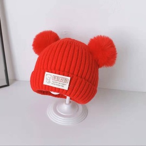 ニット帽新生児のための新しい冬の到着厚いニット帽 - Product Image 5