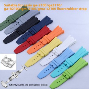 Correa de Reloj de Caucho Fluorado FKM de 26 mm para GA2100 GA2110 CASI <span class=keywords><strong>Oak</strong></span> Mod Kits, Accesorios para Relojes - Product Image 1
