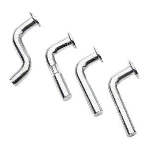 Clips de sécurité pour rayonnages en zinc, type rivet, clips de verrouillage pour rayonnages, clips de sécurité robustes pour entrepôts, accessoires de stockage M5 - Product Image 5