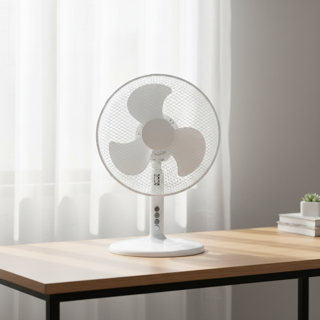 Modern 9 Inch Portable Gridding Electric Desk Fan Air Cooling Table Fan