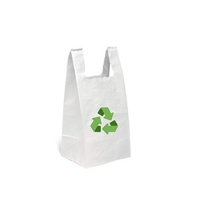 Sacs en T-shirt biodégradables Oxo en matériaux recyclés avec logo imprimé personnalisé pour supermarchés et expositions – Vente en gros - Product Image 5