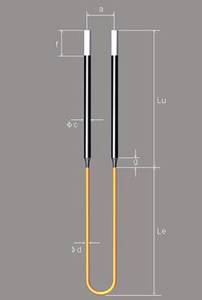 Bán Hot 1800C Nhiệt Độ Cao <span class=keywords><strong>U</strong></span> Shape <span class=keywords><strong>Mosi2</strong></span> Yế<span class=keywords><strong>u</strong></span> Tố Nhiệt Cho Lò Múp - Product Image 4