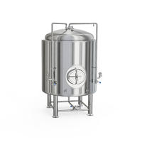 Cuve de fermentation 500L en acier inoxydable 304 avec système de contrôle PID et enveloppe de refroidissement alvéolée pour équipement de brassage de bière en promotion