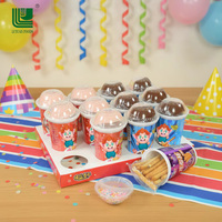 Luyuan Fourniture directe d'usine OEM Halal Drôle d'enfant Doigt de serpent Chocolat doux Pâté Confiture Biscuit 3 1 Dip Cup