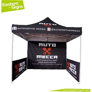 Quick set up aluminum 600D oxford fabric outdoor advertising 3x3 trade show gazebo tent for display