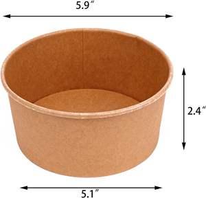 50パック25 OZ使い捨てランチボウル透明ふた付き電子レンジと冷凍庫で食事の準備に安全BBQの集まり - Product Image 2