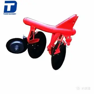 Tractor Implements mounted disc plough simple plow four disc plough MF 325 disc ploughs