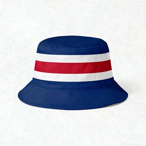 Gorra de Pescador Personalizada con la Bandera de Costa Rica, para Fanáticos del Fútbol Nacional, Clubes de <span class=keywords><strong>Rugby</strong></span>, Deportes, Copa, Sombrero de Cubo de Fútbol Latinoamericano - Product Image 1