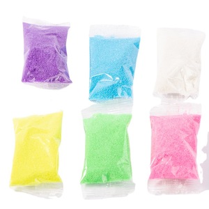 Sable coloré pour la décoration d'aquariums, bleu clair, rose clair, jaune clair, violet, blanc, vert, vente en gros, écologique, fait main - Product Image 5