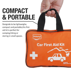 पोर्टेबल छोटे वाटरप्रूफ आउटडोर आपातकालीन चिकित्सा बैग यात्रा के अनुकूल खाली अस्तित्व पहली सहायता किट मैनुअल पावर स्रोत के साथ - Product Image 3