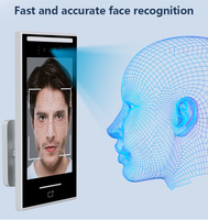 Tablette de reconnaissance faciale IA Portworld 8 pouces avec ports relais/GPIO/USB pour système d'accès sécurisé et de gestion des présences