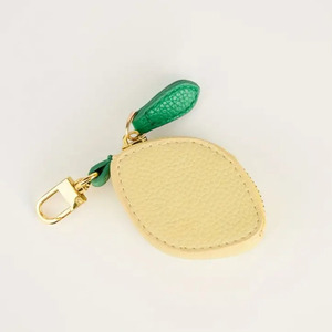 Cross-border style PU leather coin <b>purse</b>, new fruit lemon mini wallet, <b>cute</b> hanging multi-functional coin <b>purse</b> - Product Image 3