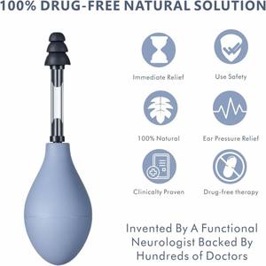 Dispositivo de Alivio de Presión en los Oídos de Silicona para Migrañas y Dolores de Cabeza, Gadget para Avión, Equilibrio del Oído Interno, Uso Corporal - Product Image 2