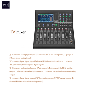 Pat LV Toàn Bộ Hệ Thống Đôi 10Inch Dòng Mảng 18Inch Loa Siêu Trầm Âm Thanh Thiết Bị Âm Thanh Cho Ngoài Trời Sống Sự Kiện Dj Buổi Hòa Nhạc Hệ Thống - Product Image 6