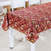 RNPT PW94-R373-2 PVC imprimé floral, résistant à l'huile et à l'eau, personnalisable, design moderne du Nouvel An, certifié SGS, polyester gaufré