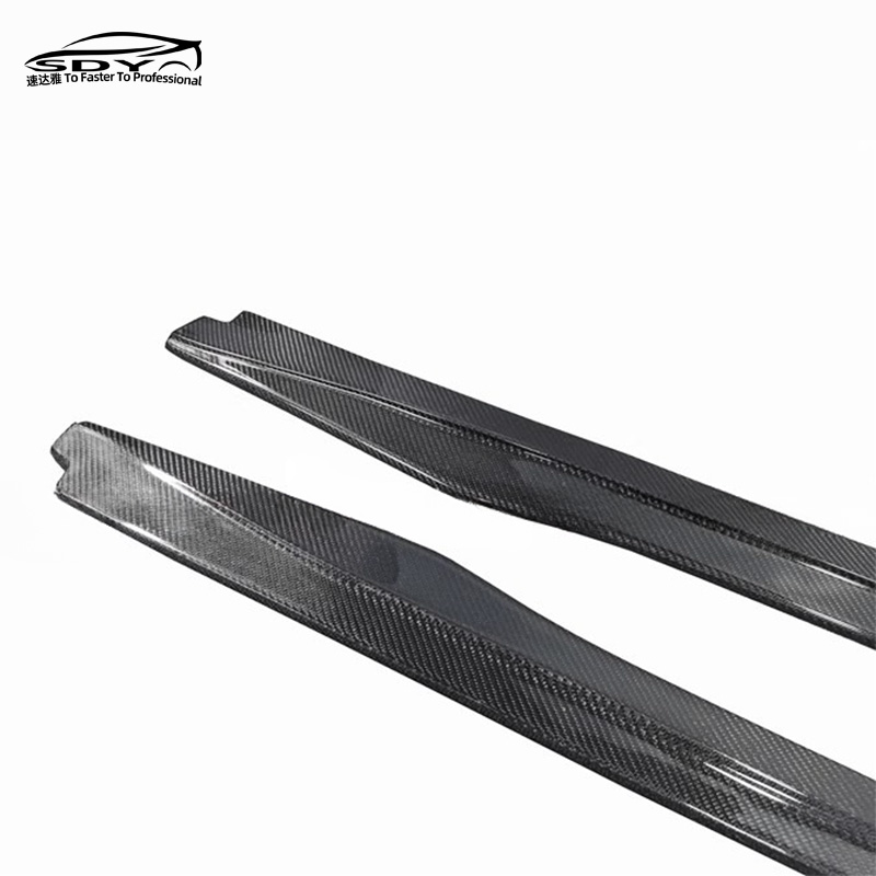 F32高品質MPスタイルカーボンファイバーサイドスカートリップ サイド