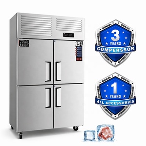 Réfrigérateur-congélateur commercial à ouverture frontale en acier inoxydable robuste et économe en énergie pour restaurant/hôtel/cuisine - Product Image 1