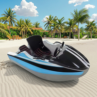 Jet ski monoplace pour célébrités d'Internet, mini embarcation nautique pour adultes avec moteur 2 temps, kart ou jet de pommes de terre