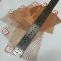 Maille de cuivre pur de haute qualité 99% - Maille métallique tissée en cuivre pur et en laiton pour filtre de protection contre les CEM - Divers