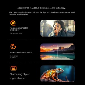 Xiaohui Home Theater Wemi K10 Ultra HD Portable Projector Supports <strong>Decoding</strong> 4K Projector - Product Image 4