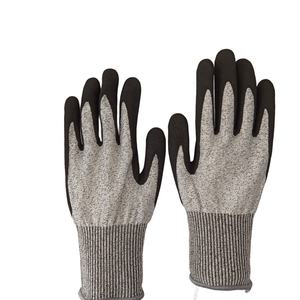 Gran oferta de guantes resistentes a cortes HPPE con alta resistencia a la abrasión para manejo de vidrio, instalación de baldosas de cerámica, guantes de seguridad cortados - Product Image 1