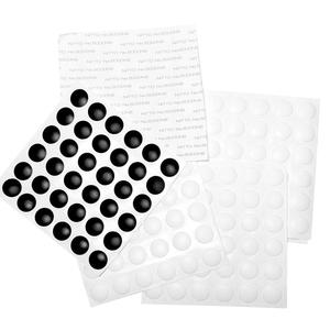 Guarnizione in Silicone Personalizzata per Computer Portatile Bianca Nera Rotonda 10*3.0mm Adesiva Antiscivolo Piedini in Gomma Siliconica - Product Image 3