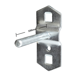 <b>Hanging</b> <b>Board</b> Pegboard Slanted And Straight Hooks <b>Iron</b> Hooks For Garment Storage Wall Mount - Product Image 5