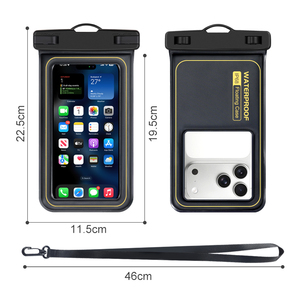 ถุงกันน้ำสำหรับโทรศัพท์มือถือแบบลอยน้ำ Low Moq รุ่น IP68 ทำจาก PVC พร้อมแผ่นโฟม - Product Image 2