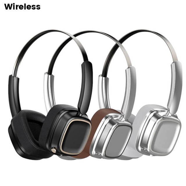 Retro Over-Ear Headphones Compact Wireless 5.4 with Deep Bass Music 10-15 Hours Battery Life Panoramic Spatial