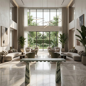 Marmo Moderno in Pietra Naturale River Jade, Marmo Shangri-<span class=keywords><strong>La</strong></span> Jade per Piani di Lavoro e Tavoli da Ricevimento e Console - Product Image 4